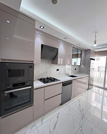 silver kitchen: Кухонный гарнитур, Новый, цвет - Бежевый, МДФ, Бесплатная доставка — 1