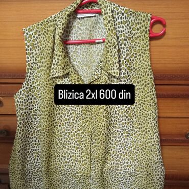 havajske košulje: 2XL (EU 44), Animal, color - Yellow
