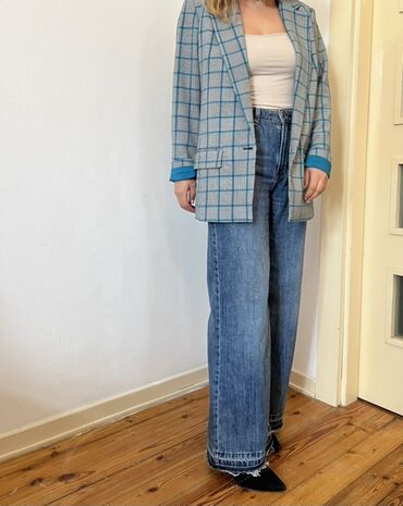 женские кофты в полоску: Beneton markasi, yeni kimi! Qadın Oversize Blazer как новый, одевала