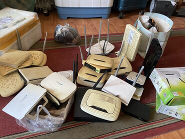 Модемы и сетевое оборудование: РОУТЕР роутеры интернет модем Тп линк 1 антенный максимальное — 6