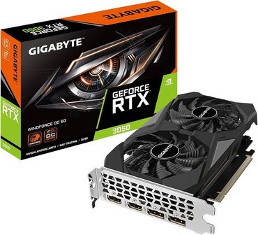 Videokartlar: Videokart Gigabyte GeForce RTX 3050, 8 GB, Yeni