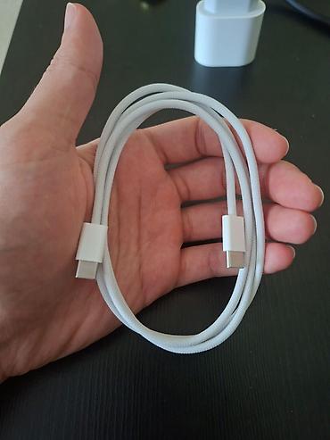 cat 5 kabel: Apple iPhone USB kabeli. Originaldı. Yeniden secilmir hec bir leke ve — 2