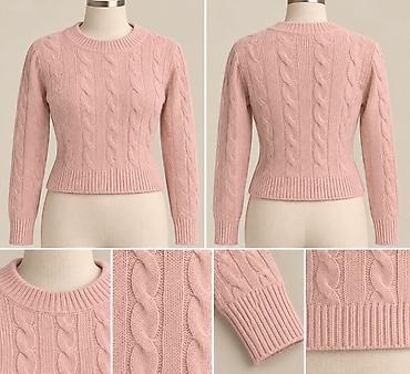 paltar alışı: Sviter, New Yorker, XS, S, rəng - Çəhrayı — 1