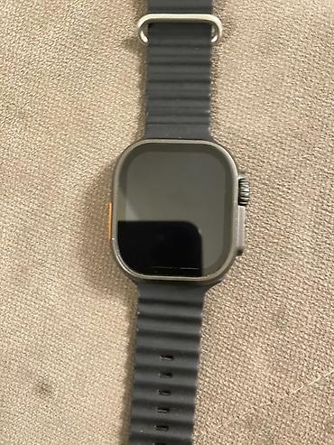 Акылдуу сааттар: Смарт‑часы Apple Watch Ultra (49 мм) с черным ремешком Ocean Band — 4