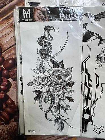 Тату, пирсинг: Временные татуировки — 3