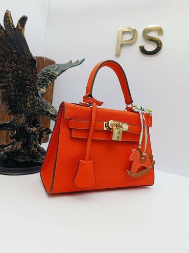 Torbe: Elegantna torbica, Hermes, Materijal: Koža, Lakovana koža — 6