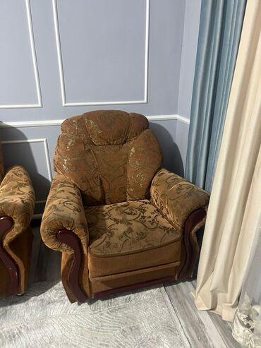 Комплекты мягкой мебели: Комплект мягкой мебели, Б/у, Самовывоз, цвет - Коричневый — 14