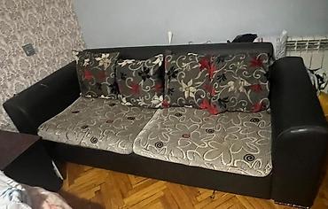 profil allah sekilleri: İki nəfərlik yumşaq divan - Material: Tünd rəngli dərimsi (eko-dəri) — 1