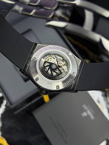rezinka: Yeni, Qol saatı, Hublot, rəng - Qara — 5