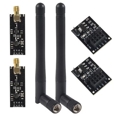 фотокамеры с wifi: NRF24L01+PA+LNA 2.4GHz uzun məsafəli simsız modul dəsti (SMA antenalı)