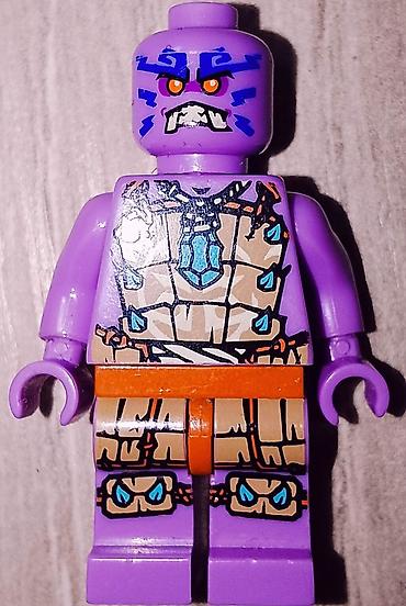 Другие комплектующие: Минифигурка LEGO: фиолетовый персонаж в стиле племенного — 1