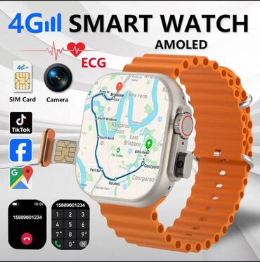 мобильные телефоны новый: Смарт часы китайские, аналог AppleWatch (49mm) Новый Чёрные