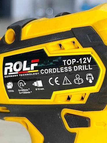 Электроинструменты: Аккумуляторная дрель-шуруповерт ROLF TOP-12V Комплектация: - — 5