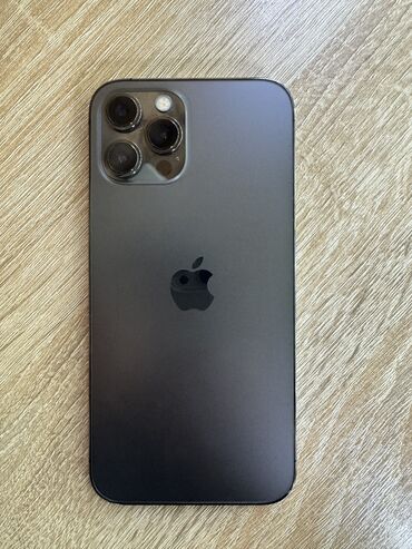 ноутбук i5 бишкек: IPhone 12 Pro Max, Колдонулган, 128 ГБ, Space Gray, Каптама, 83 %