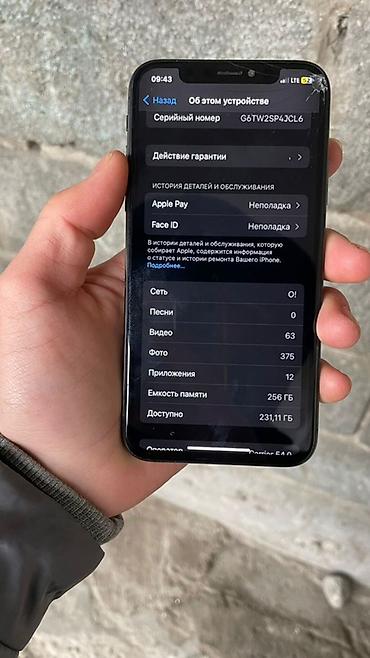 Apple iPhone: IPhone X, Б/у, 256 ГБ at lalafo.kg — 5 Apple iPhone: IPhone X, Б/у, 256 ГБ — 5