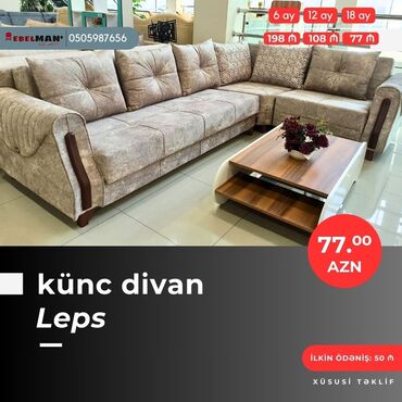 Divanlar: Künc divan, Yeni, Açılan, Bazalı, Parça, Şəhərdaxili pulsuz çatdırılma — 21