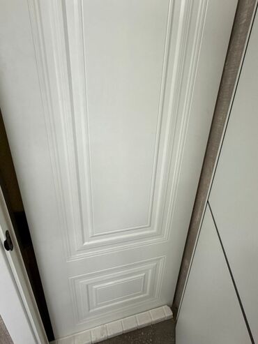 дверь внутренняя: Межкомнатная глухая дверь, Окрашенная, цвет - Белый