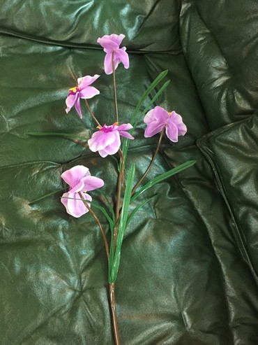 орхидея in Кыргызстан | ДРУГИЕ КОМНАТНЫЕ РАСТЕНИЯ: Цветок Орхидея искусственная высота стебля 110 см. Для красоты
