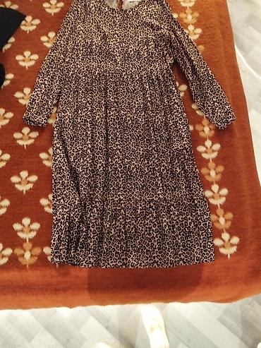 naxış: Qadın paltarı – leopard naxışlı, uzun - Stil: gündəlik/şık, leopard — 2