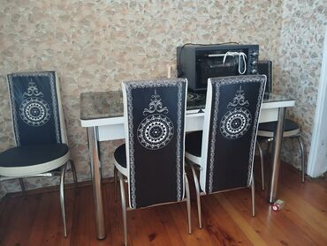 Masalar: Mətbəx üçün, İşlənmiş, 6 stul