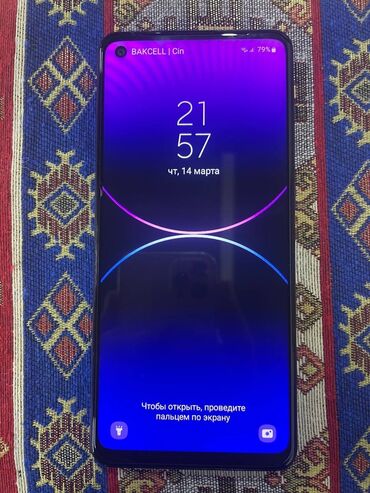 samsung galaxy a21s: Samsung Galaxy A21S, 64 GB, rəng - Mavi, İki sim kartlı, Face ID