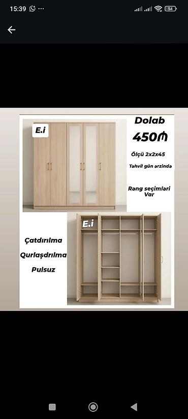 Dolab – 450₼ Ölçü: 2x2x45 Rəng seçimləri: Var Təhvil: gün ərzində lalafo.az -da Dolab – 450₼ Ölçü: 2x2x45 Rəng seçimləri: Var Təhvil: gün ərzində