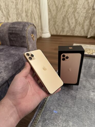 Apple iPhone: IPhone 11 Pro Max, 256 GB, Qızılı, Simsiz şarj — 9