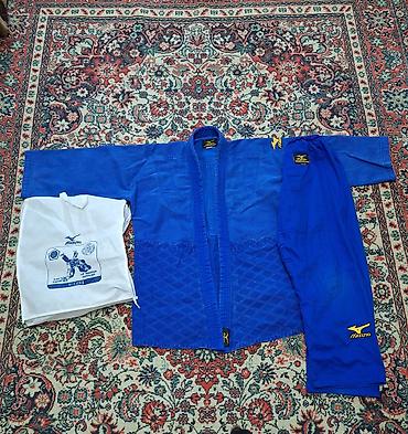 Kişi geyimləri: Məhsul: Cüdo Kimanosu Mizono 1.70 GSM (mavi) - Brend: Mizuno - — 1
