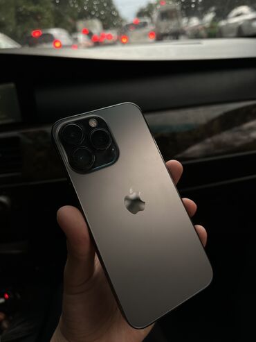 Apple iPhone: IPhone 13 Pro, Б/у, 256 ГБ, Black Titanium, Защитное стекло, Чехол, 79 %