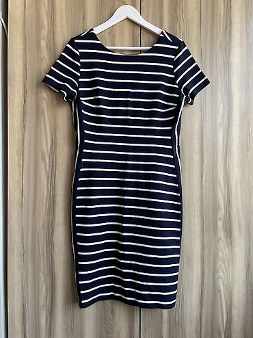 zara mango: Повседневное платье, США, Осень-весна, Длинная модель, Хлопок, Платье-рубашка, M — 4