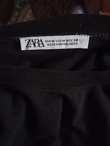 pull bear: Футболка, Классическая модель, Zara, Трикотаж, Б/у, M — 1