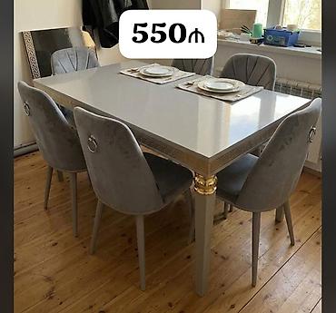 Digər mebel: Masa desti 6 stul daxil *qiymeti 550 Azn.* Unvan Mehdiabad. Odeniwli — 1