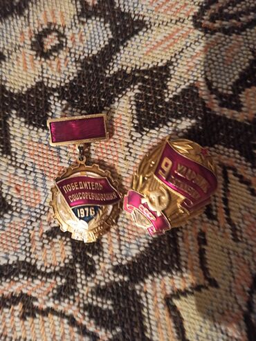 Значки: Значок, Б/у, Металл, Мужские — 6