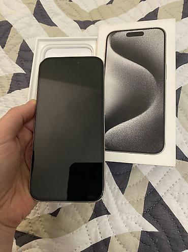Apple iPhone: IPhone 15 Pro, Б/у, 512 ГБ, Natural Titanium, Коробка — 4
