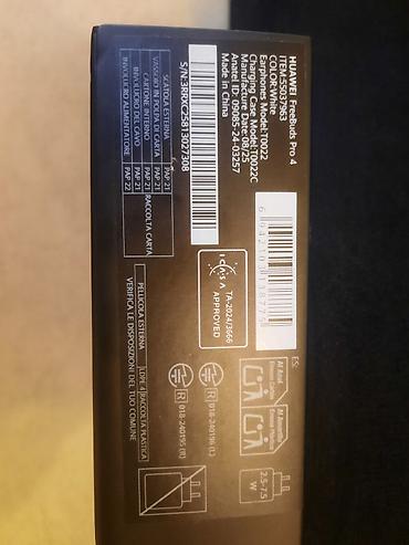 freebuds 4: Yeni Simsiz (Bluetooth) Qulaqcıqlar, Huawei, rəng - Ağ — 2