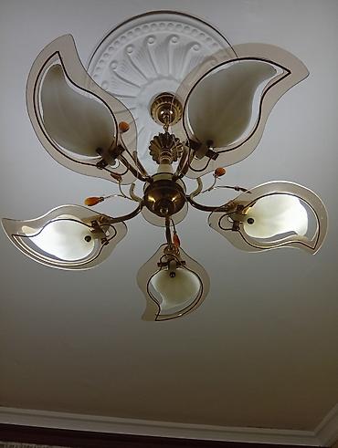 lyüstr: Çılçıraq, 5 lampa, Metal — 1