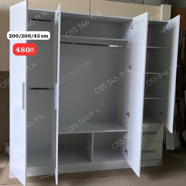Masalar: Yeni, 4 qapılı Düz dolab, Qarderob, paltar dolabı lalafo.az -da Masalar: Yeni, 4 qapılı Düz dolab, Qarderob, paltar dolabı