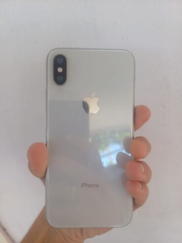 Apple iPhone: IPhone X Plus, 128 GB, Ağ, Zəmanət, Barmaq izi, Simsiz şarj