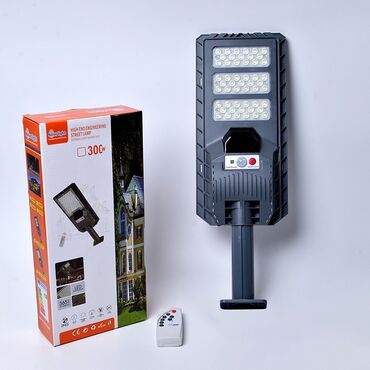 экскаваторы на радиоуправлении: Küçə Lampası LED Günəş Enerjisi Solar 300W IP65 Brend: No Brand Rəng