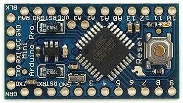 Ana platalar: Arduino Pro Mini 328 – 5V/16MHz (Header’lı) ATmega328 əsaslı yığcam — 3