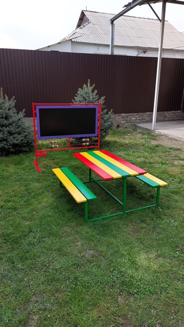 Игрушки: Доска меловая + Счёты! Доска двусторонняя!!! Для Детского садика! — 16