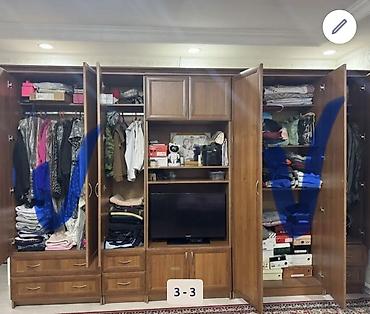 Шкафы: Шифоньер, шкаф для одежды, Б/у, Прямой, ЛДСП — 5