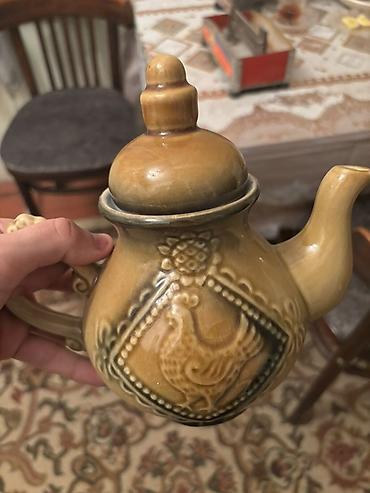 cay dasi satilir: Çay dəsti, rəng - Bej, Keramika, 6 nəfərlik, Rusiya — 2