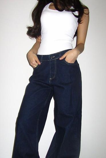 Джинсы: Джинсы, Бэгги, Турция, Средняя талия, Все размеры — 4