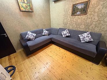 ikinci əl kunc divan: Künc divan, İşlənmiş, Açılan, Bazalı, Parça — 1