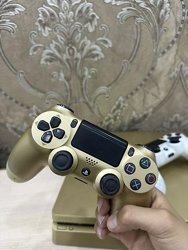 playstation 4 pro цена в бишкеке: Sony PlayStation 4 Slim, золотистый цвет корпуса. Характеристики и — 5