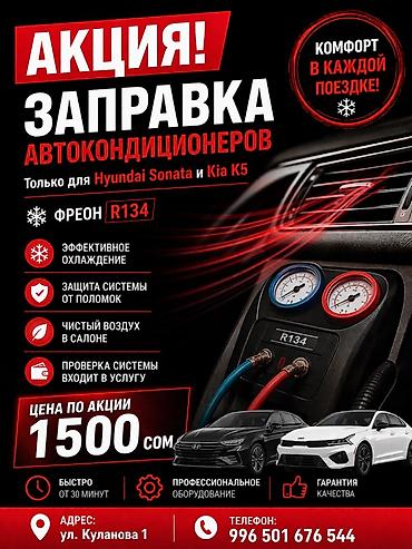 r134: Заправка автокондиционеров R134 для Hyundai Sonata и Kia K5 — 1
