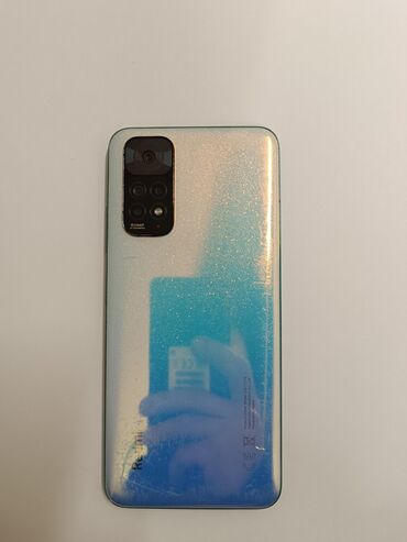 Xiaomi: Xiaomi Redmi Note 11, 128 GB, rəng - Mavi, 
 Barmaq izi