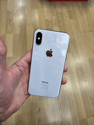 balaken telefon satisi: IPhone X, 64 GB, Ağ, Simsiz şarj, Face ID, Sənədlərlə