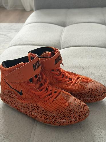 найк наски: Мужские кроссовки, 40, Nike, Б/у, цвет - Оранжевый, Самовывоз, Платная доставка — 1